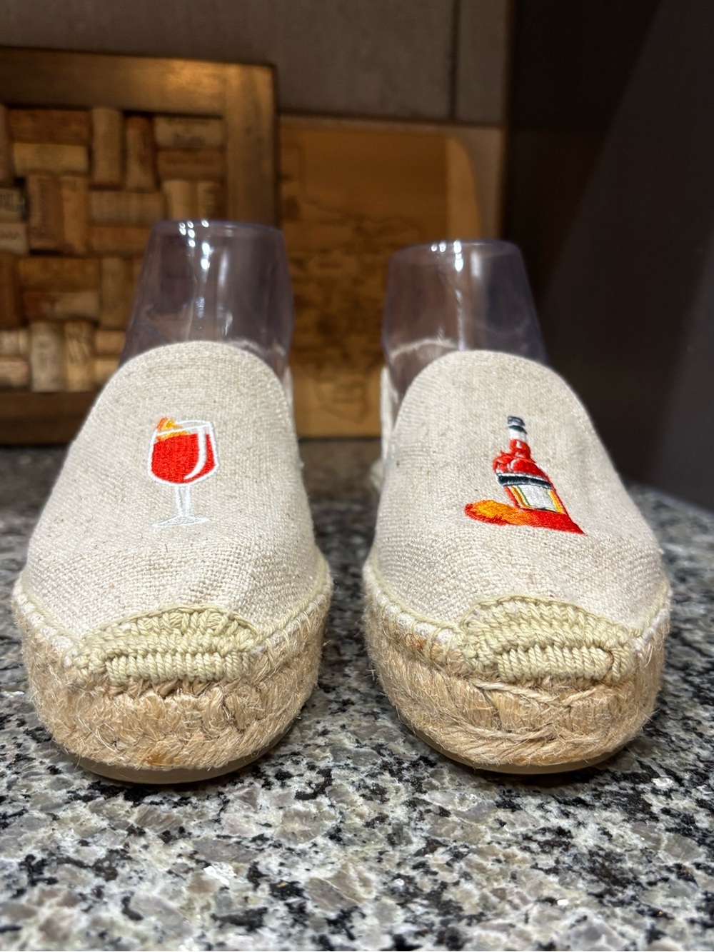 Soludos Aperol Spritz Woven Platform Slip On Espadrille size 7 1/2 - Picture 4 of 10